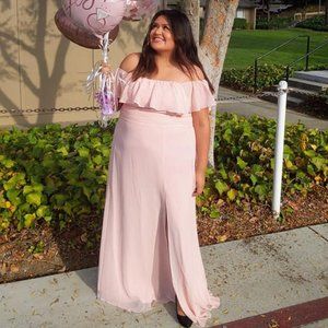 Womens Off The Shoulder Ruffle Party Dresses Side Split Beach Maxi Dress